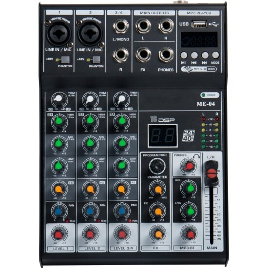 Микшерный пульт Laudio ME-04 4 канала