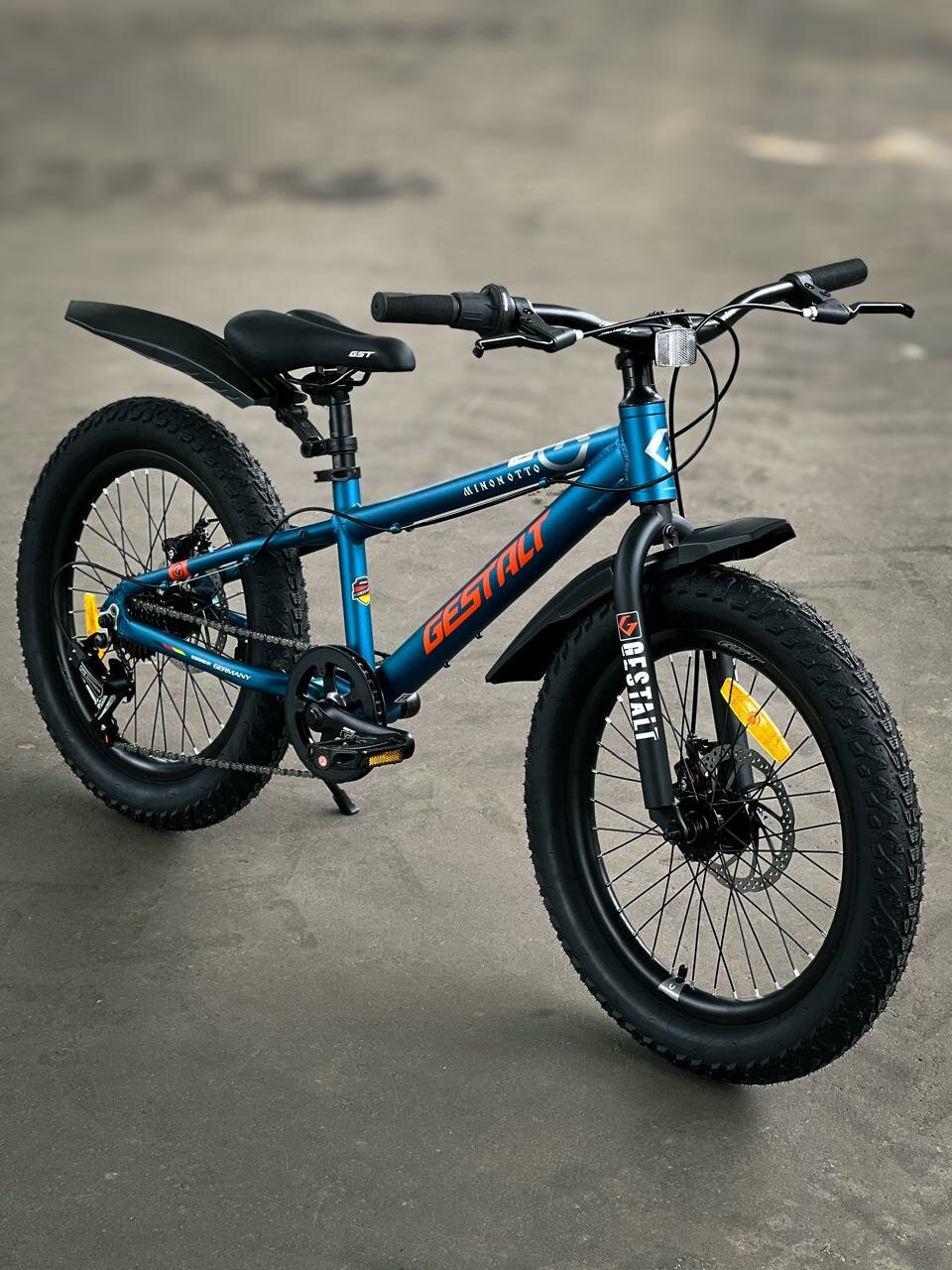 Двухколесный велосипед детский горный Gestalt Minonotto 20 дюймов 7 скоростей алюминиевая рама Shimano дисковые тормоза