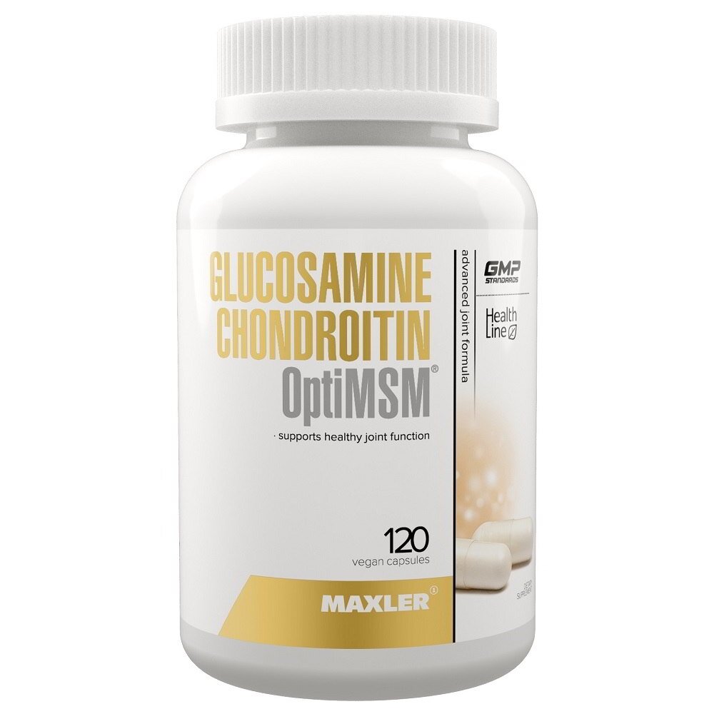 Глюкозамин хондроитин МСМ Glucosamine Chondroitin Opti MSM 120 капс. (Maxler)