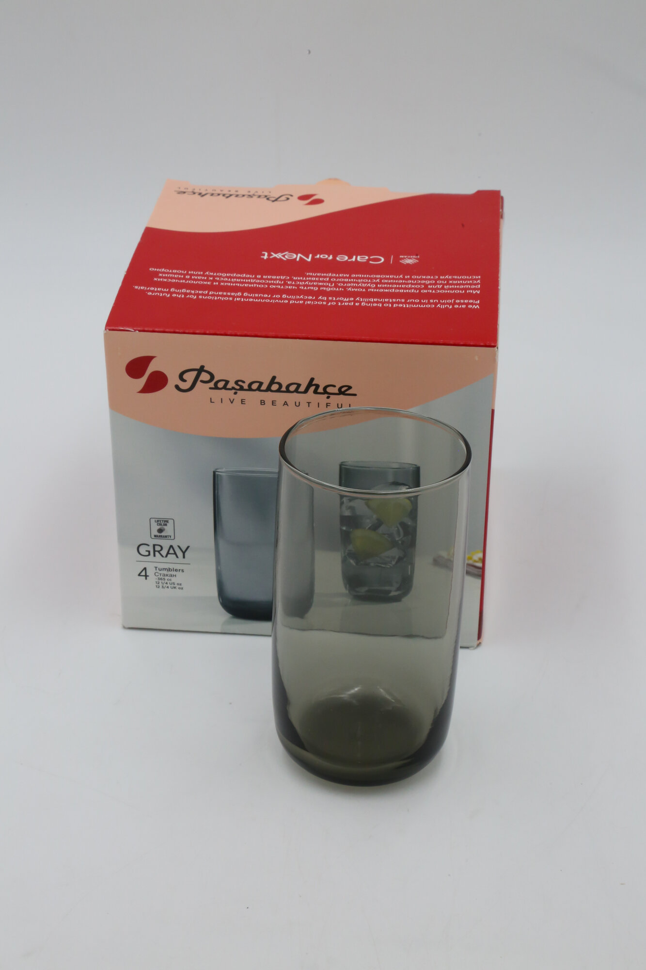 Стаканы PASABAHCE лонгдринк 420805 365мл 4шт 4х6 1206948 — фото 1