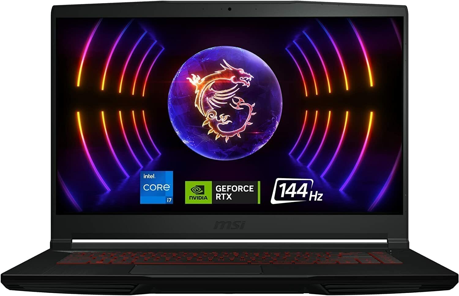 Ноутбук MSI Thin GF63 12VE-066US (Intel Core i7 12650H/15.6"/1920x1080 144Hz/16GB/512GB SSD/NVIDIA GeForce RTX 4050 6GB/Win 11 Home) Black