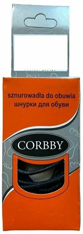 Corbby Шнурки круглые тонкие, черные, 90 см - фотография № 4