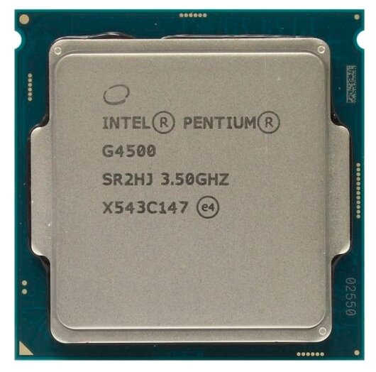 Процессор Intel Pentium G4500 LGA1151 2 x 3500 МГц