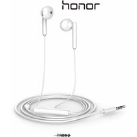 Наушники проводные с микрофоном белые Honor АМ115 для Samsung, Xiaomi, Honor, Huawei, Poco