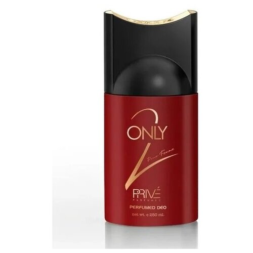 Prive Дезодорант-спрей ONLY 2 POUR FEMME женский 250мл дезодорант спрей женский prive secret love pour femme 250мл