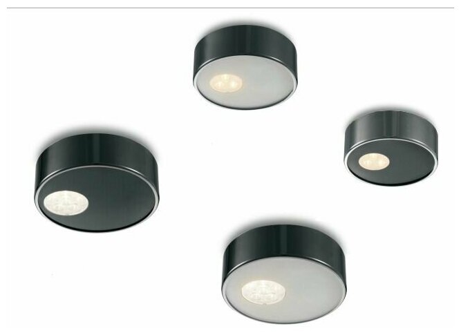 Мебельный накладной светодиодный светильник, подсветка для кухни,черный/хром, LBL 094, 3Вт - фотография № 5