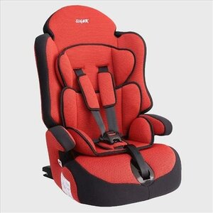 Кресло детское SIGER Прайм ISOFIX красный 1-12лет, 9-36 кг. КРЕС0146