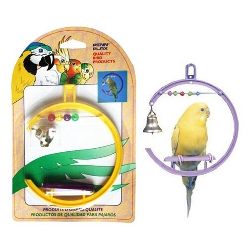 Игрушка для птиц "Penn Plax" качели со счетами и колокольчиком