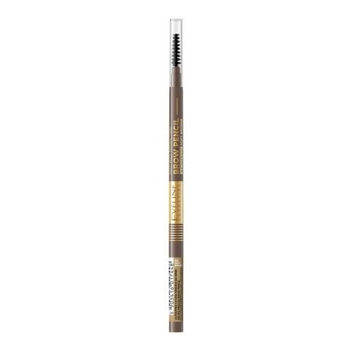 Eveline Cosmetics Карандаш для бровей Micro Precise Brow Pencil, оттенок 02 Soft Brown eveline cosmetics карандаш для бровей micro precise brow pencil оттенок темно коричневый