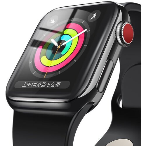 Защитное стекло BASEUS SGAPWA4-E01 для Apple Watch 1/2/3, 0.2mm, черный, 38mm