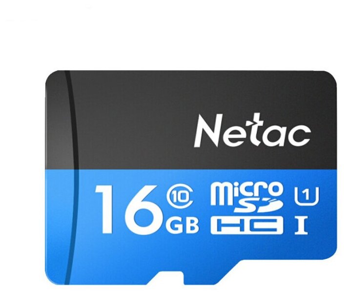 Карта памяти Transflash (MicroSDHC) Card_ 16 GB Class 10 Netac NT02P500ECO-016G-S P500 без адаптера
