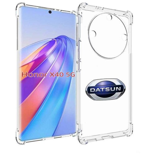 Чехол MyPads datsun мужской для Honor X40 задняя-панель-накладка-бампер