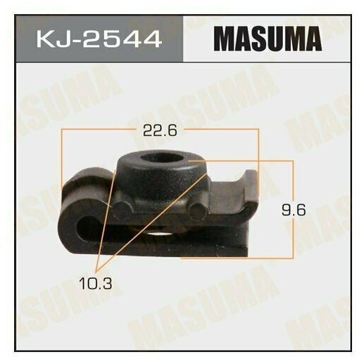 Клипса автомобильная (автокрепеж) MASUMA 2544-KJ [уп.50] KJ2544
