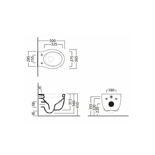 Hatria Le Fiabe Y1BT белый подвесной унитаз hatria le fiabe y1ac01 белый