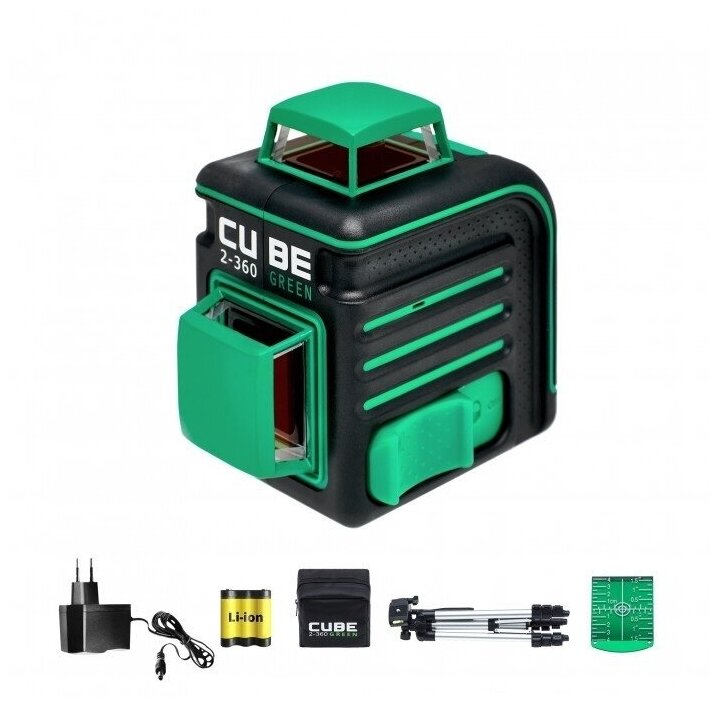 Нивелир лазерный Cube 2-360 Green Professional Edition ADA, A00534