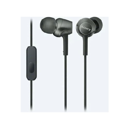 Наушники с гарнитурой SONY MDR-EX255APB Цвет черный 280900₽