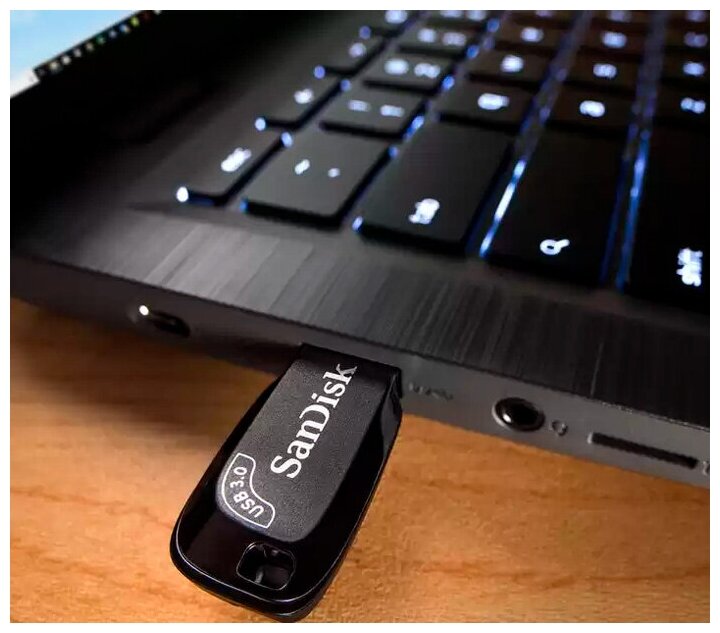 Накопитель USB 3.0 SanDisk 32GB Ultra Shift (SDCZ410-032G-G46) - фото №9