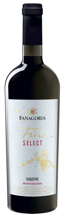 Вино Fanagoria Fine Select Каберне 0,75 л