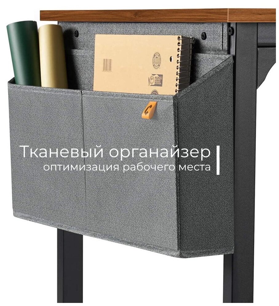 Стол компьютерный/письменный стиль Loft INCUBE D002.80.DRST ШхГхВ 80х50х75 - фотография № 4