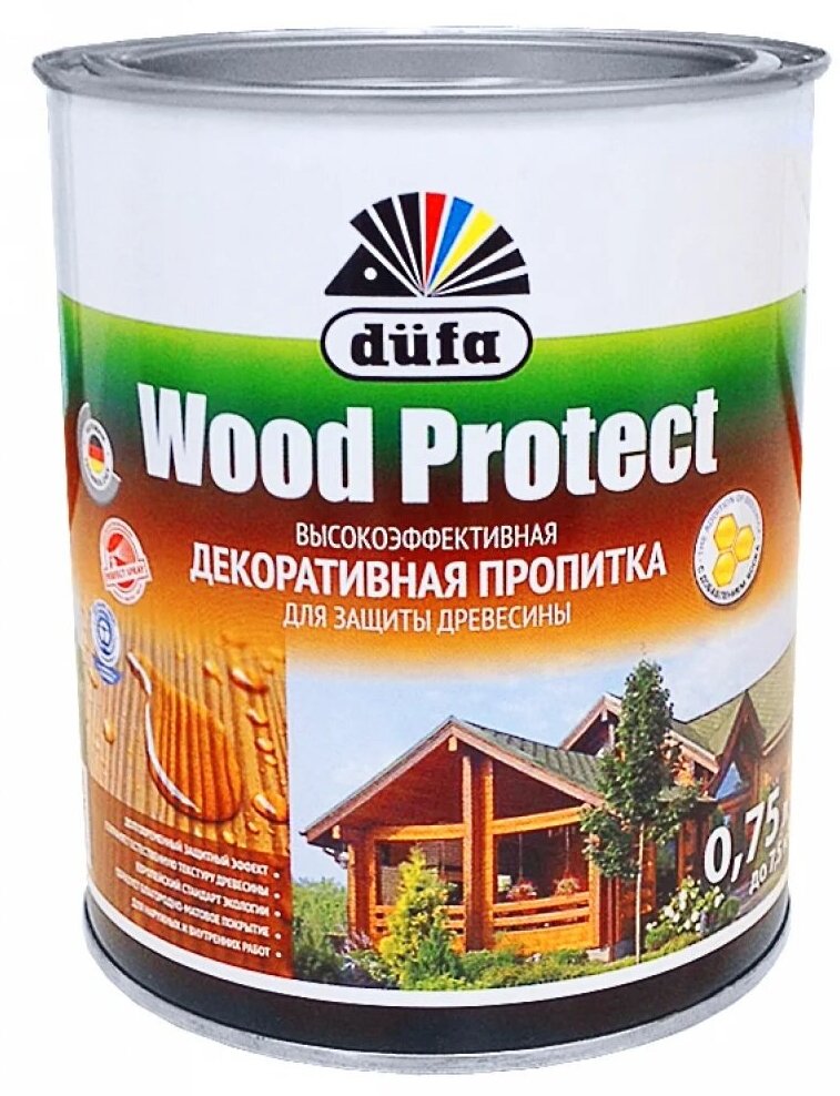 Dufa Пропитка WOOD PROTECT дуб 750мл