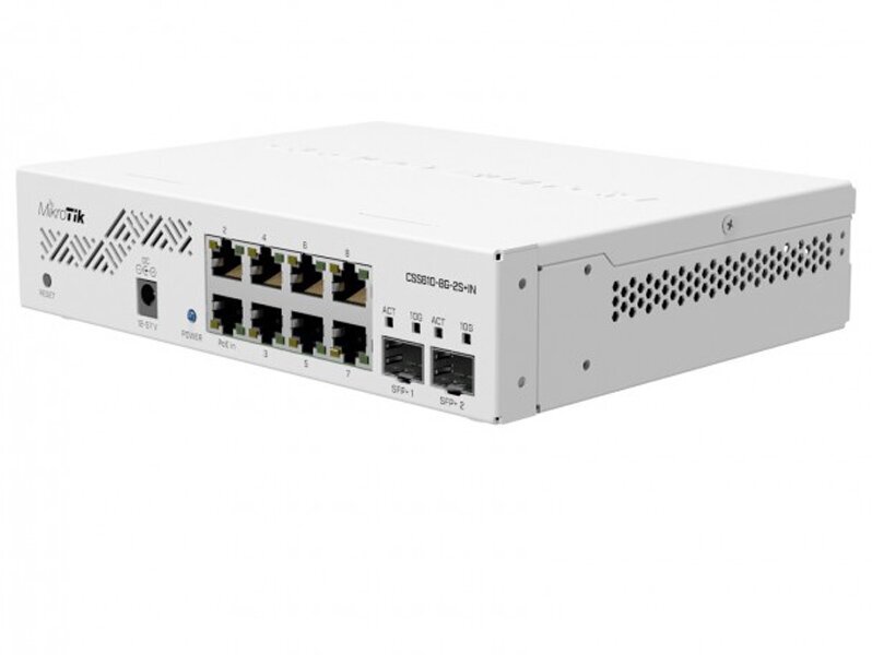 Коммутатор MikroTik CSS610-8G-2S+IN