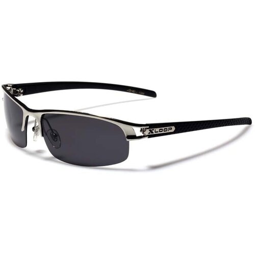 Солнцезащитные очки XLOOP, серый, черный