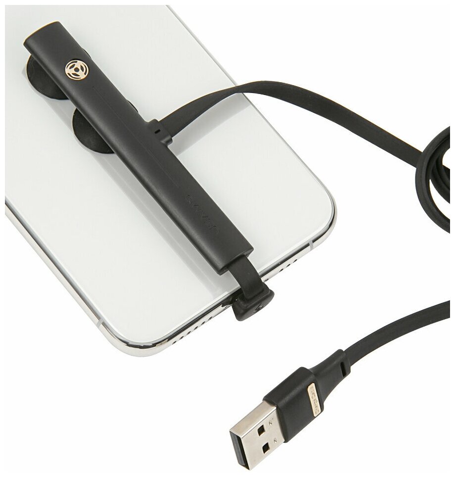 Кабель USAMS-U39, Lightning (m) - USB Type-C (m), 1м, черный [ут000019993] Noname - фото №2