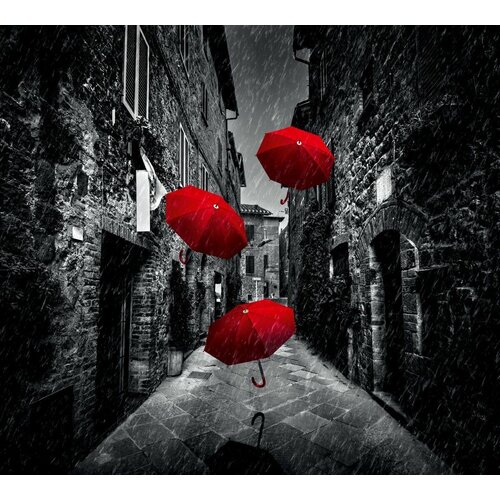 Фотообои флизелиновые с виниловым покрытием Парящие зонты И 993 300х270см