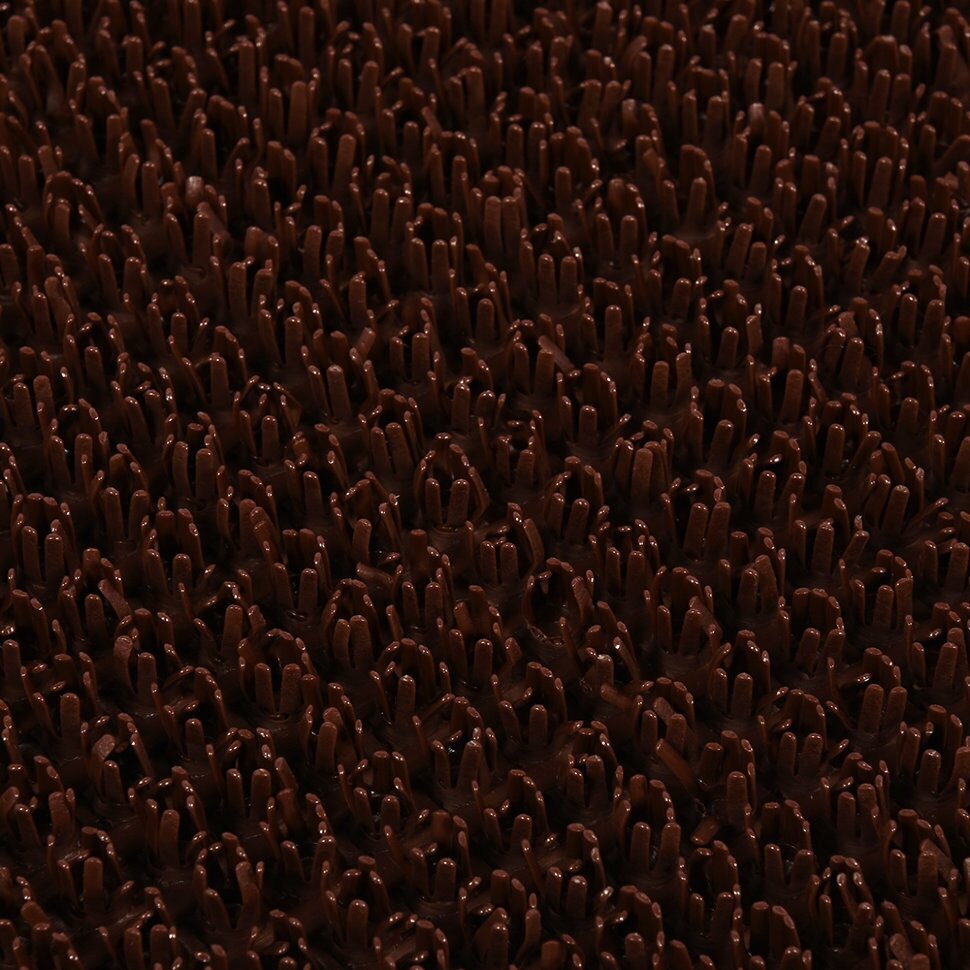 Коврик противоскользящий Vortex Травка 45х60 см темно-коричневый 24101 - фотография № 4