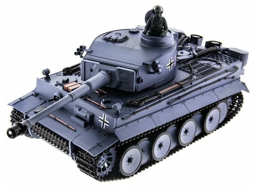 Heng Long Радиоуправляемый танк Heng Long German Tiger MS version V7.0 масштаб 1:16 2.4G - 3818-1-UpgA-V7