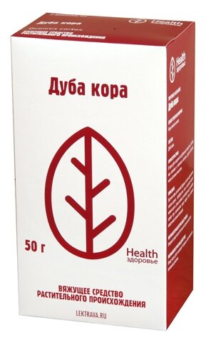 Здоровье Health кора Дуба, 50 г