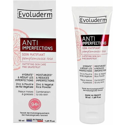 Крем для лица EVOLUDERM ANTI IMPERFECTIONS против несовершенств (матирующий) 50 мл