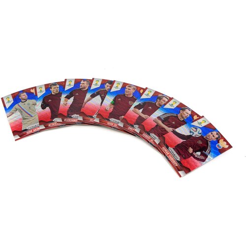Коллекционный набор Panini Prizm FIFA WORLD CUP 2014 Base cards Blue and Red Blue Wave Prizms (8 карточек) шипунова в а недаром помнит вся россия комплект карточек