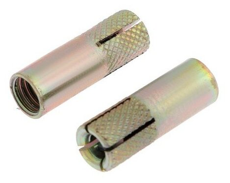 фото Анкер, забиваемый, стальной, желтопасированный, М8х30 мм, 100 шт