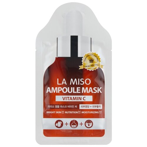 фото La Miso ампульная маска с витамином С, 25 г