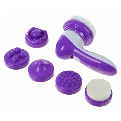 Galaxy Массажер для лица Galaxy GL 4941 6 насадок 2 скорости 2хАА не в комплекте 98400₽