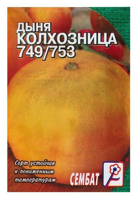 Семена Дыня "Колхозница 749/753", 0,5 г