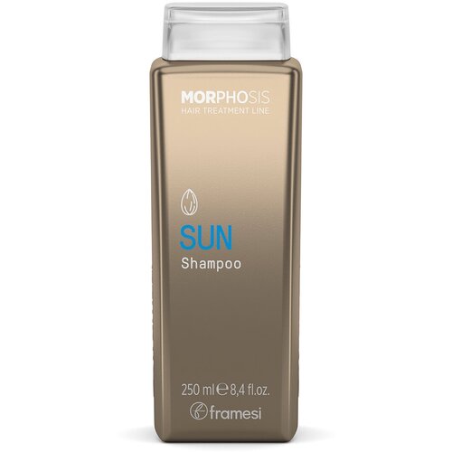 Шампунь солнцезащитный FRAMESI MORPHOSIS HAIR TREATMENT LINE SUN SHAMPOO, 250 мл солнцезащитный кондиционер для волос framesi morphosis hair treatment line sun 250 мл