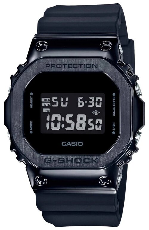 Наручные часы CASIO G-Shock GM-5600B-1, синий, черный