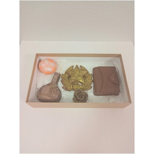 Подарок на 23 февраля мужской оригинальный шоколадный подарочный набор 4343MUJ2023 KupiTrendy