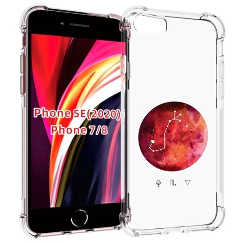 Чехол MyPads знак зодиака скорпион 6 для iPhone 7 4.7 / iPhone 8 / iPhone SE 2 (2020) / Apple iPhone SE3 2022 задняя-панель-накладка-бампер чехол mypads знак зодиака скорпион 7 для iphone 7 4 7 iphone 8 iphone se 2 2020 apple iphone se3 2022 задняя панель накладка бампер