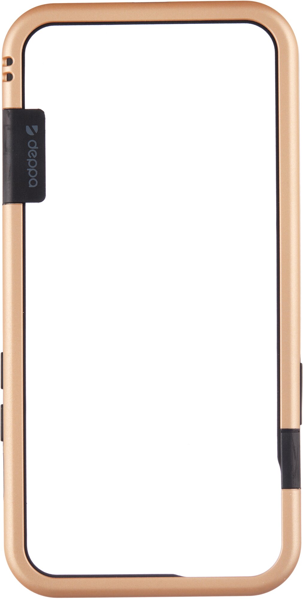 Чехол защитный Deppa Soft Bumper для Apple iPhone 12 Pro Max, золотой 870056 - фото №2