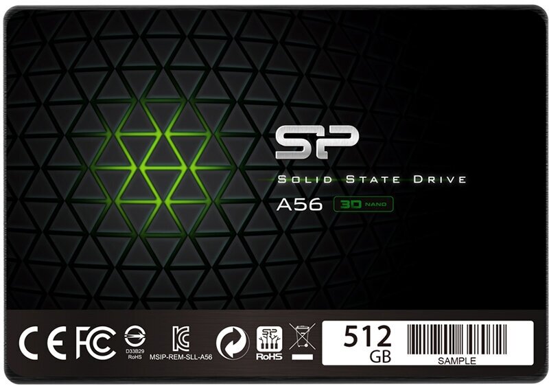 Твердотельный накопитель Silicon Power A56 512Gb SP512GBSS3A56A25