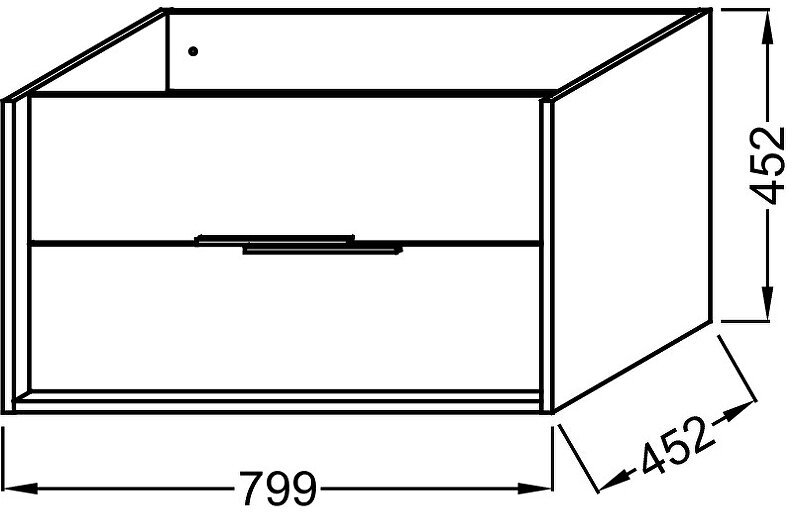 Тумба Jacob Delafon VIVIENNE EB1667-J5-J5 белый блестящий