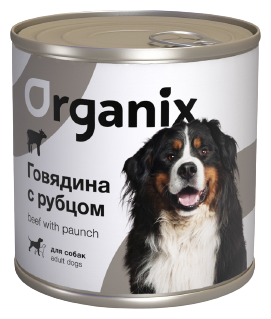 Organix Консервы для собак говядина с рубцом, 750г 0.75 кг