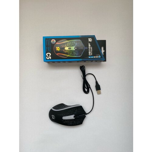 Проводная игровая мышь для пк Мышь для компьютера Мышь для офиса с RGB подсветкой 59000₽