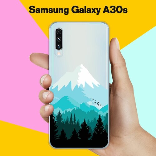 Силиконовый чехол Снежные горы на Samsung Galaxy A30s