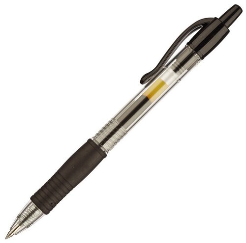 Ручкагелевая автоматическая PILOT BL-G2-5 резин. манжет. черная 0,3мм Япония
