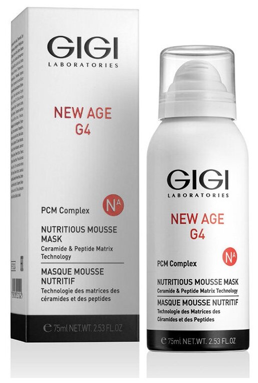 GIGI New Age G4 Mousse Mask Маска мусс экспресс-увлажнение, 75мл