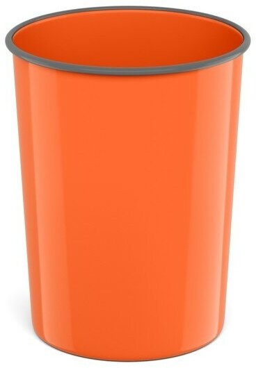 ErichKrause Корзина для бумаг и мусора 13.5 литров ErichKrause Caribbean Sunset, литая, оранжевая